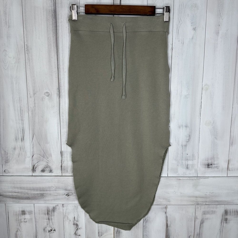 Womens Frank & Eileen Unforgettable Donegal Triple Fleece Midi Skirt Green Xs